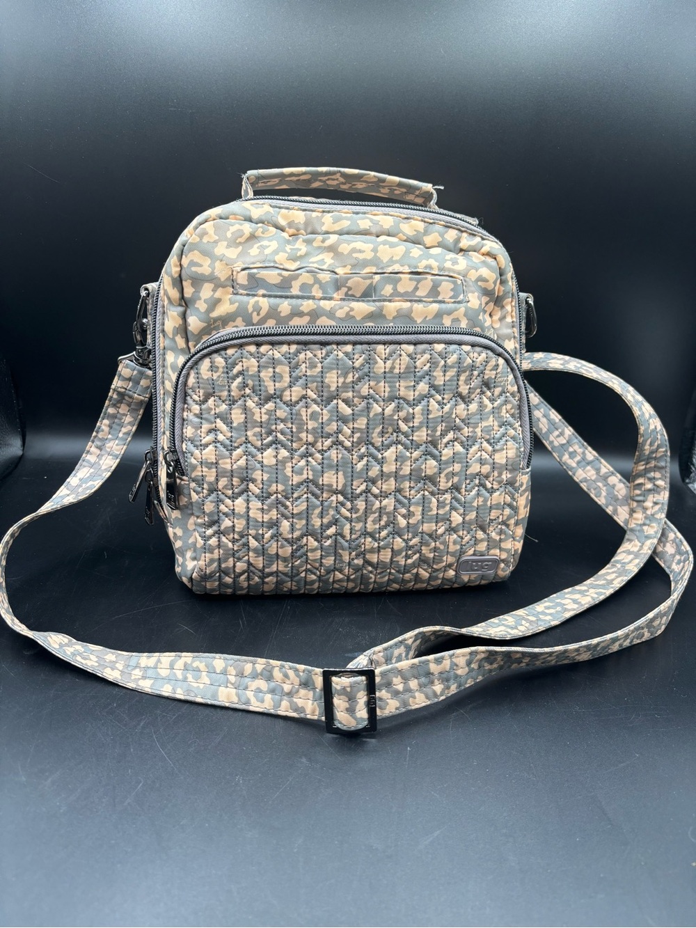 Lug Ranger Bag Crossbody Pearl Leopard Cheetah Pockets Travel Purse Strap
